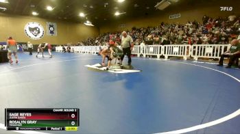 130 lbs Champ. Round 3 - Rosalyn Gray, Tehachapi vs Sage Reyes, Justin Garza