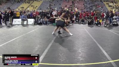 207 lbs Semis & 3rd Wb (16 Team) - Alivia White, Iowa vs Manusiu Muti, McKendree University