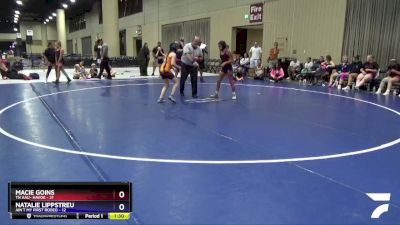 92 lbs Placement (4 Team) - Macie Goins, TN AAU- Havok vs Natalie Lippstreu, Ain`t My First Rodeo