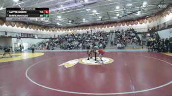 150 lbs Cons. Round 3 - Karter Moore, Evanston vs Travis Hurtado, Riverton
