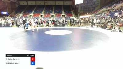 220 lbs Rnd Of 32 - Isandre De La Torre, Oregon vs Zander Glazebrook, Iowa