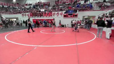 HS 125 lbs Champ. Round 1 - Mackenzie Harris, Azle vs Sydnie Toepfer, KINGFISHER