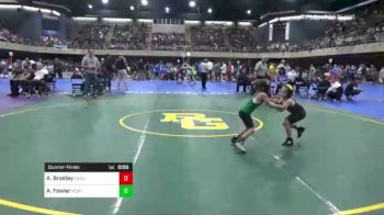 56 lbs Quarterfinal - Abigail Bradley, Franklin vs Alivia Fowler, Port Elizabeth