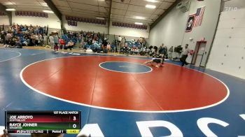 132B 1st Place Match - Rayce Johner, Spearfish vs Joe Arroyo, Scottsbluff