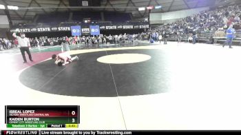 117 lbs Champ. Round 1 - Kaiden Burton, Cement City Wrestling Club vs Isreal Lopez, Victory Wrestling-Central WA
