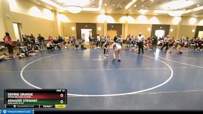 105 lbs Semifinal - Kenadee Stewart, Badlands Elite vs Kemrie Grange, Ridgeline High School