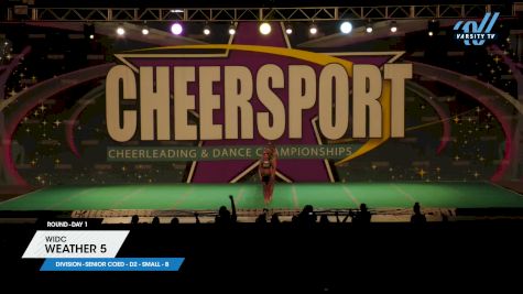 WIDC - WEATHER 5 [2024 L5 Senior Coed - D2 - Small - B Day 1] 2024 CHEERSPORT National All Star Cheerleading Championship