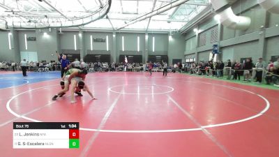 175 lbs Round Of 32 - Logan Jenkins, Norwich Free Academy vs Giovanni Da Silva-Escalera, New London