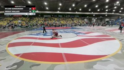 112 lbs Semifinal - Ryland Gonsioroski, Spearfish vs Wesley Wallace, Huntley Project (Worden)