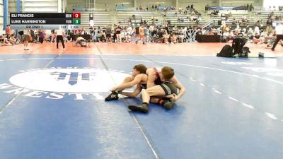 138 lbs Rr Rnd 1 - Eli Francis, Iron Faith Gold - HSB vs Luke Harrington, Flint Tropics - HSB