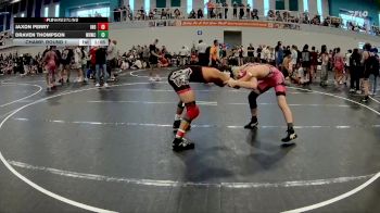132 lbs Champ. Round 1 - Jaxon Perry, Individual vs Draven Thompson, Winter Haven Wrestling Club