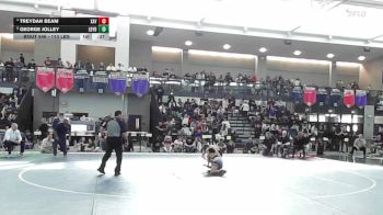 113 lbs 3rd Place - Treydan Beam, Xavier vs George Jolley, Ledyard