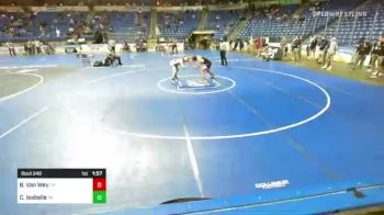 160 lbs Round Of 16 - Ben Van Wey, Texas vs Colby Isabelle, Pennsylvania