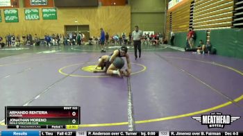 165 lbs Cons. Round 4 - Armando Renteria, Moorpark vs Jonathan Moreno, Menlo Wrestling CLub