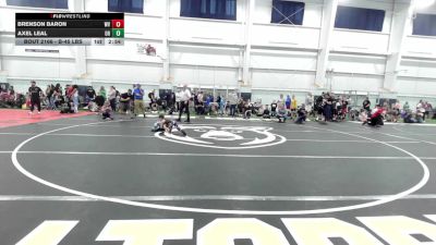 B-45 lbs Consi Of 8 #2 - Brenson Baron, WV vs Axel Leal, OH