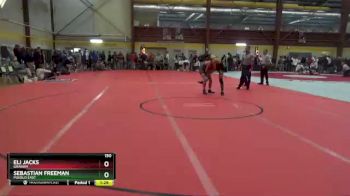 150 lbs Champ. Round 2 - Sebastian Freeman, Pueblo East vs Eli Jacks, Graham
