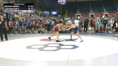 144 lbs Cons. Sub-rd Of 64 - Braxton Trimble, Utah vs Cane Smolarsky, Georgia