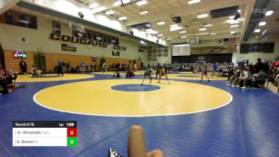 141 lbs Round Of 16 - Hercules Windrath, Fountain Valley vs Kade Brown, St. Edward (OH)