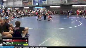 65 lbs Round 2 (8 Team) - Cole Massey, Stronghold - Black vs Allie Proctor, The Big MF Purge