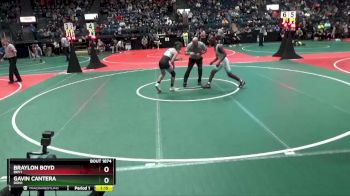 130 lbs Semifinal - Braylon Boyd, BKV1 vs Gavin Cantera, DON1