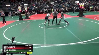 130 lbs Semifinal - Braylon Boyd, BKV1 vs Gavin Cantera, DON1