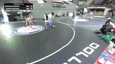 Cons. Round 6 - Jonathan Madera, Chino High School Wrestling vs Sergio Escobar, Bakersfield High School Wrestling