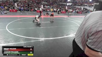 135 lbs Cons. Round 2 - Brody McLean, Kimberly vs Connor Paulson, Beaver Dam Youth Wrestling
