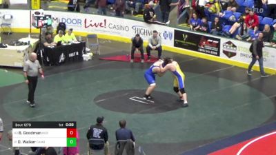 252 lbs Consi Of 32 #2 - Brice Goodman, Norwin vs Damien Walker, Cambridge Springs