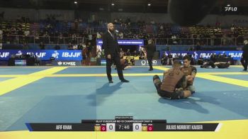 Afif Khan vs Julius Norbert Kaiser 2026 IBJJF European NoGi