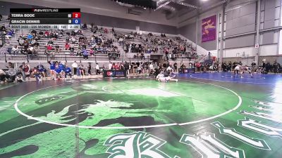 U20 Women - 68 lbs Cons. Round 2 - Terra Booe, MI vs Gracin Dennis, ID