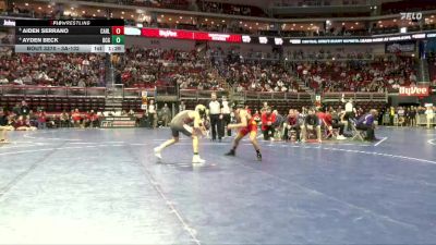 3A-132 lbs Quarterfinal - Aiden Serrano, Carlisle vs Ayden Beck, Dallas Center-Grimes