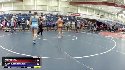 155-170 lbs Round 2 - Avry Ryhal, PA vs Julia Bollenbacher, OH
