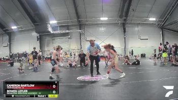 72 lbs Round 5 (6 Team) - Bowen Lefler, Roundtree Wrestling Acacdemy vs Cameron Bartlow, Team Palmetto