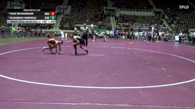6-7A 114 Quarterfinal - Rain Richardson, Robertsdale vs Elizabeth Herhold, Gulf Shores