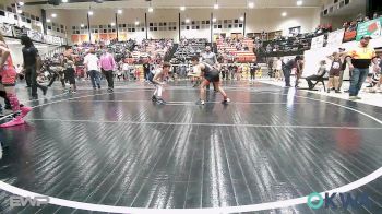 76 lbs Rr Rnd 1 - Tsu-tli Christie-Vangen, Fort Gibson Youth Wrestling vs Brody Harris, Bartlesville Wrestling Club