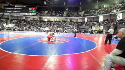 150-6A Cons. Round 1 - Tommy DiNucci, East Coweta HS vs Kenechi Odimgbe, Archer