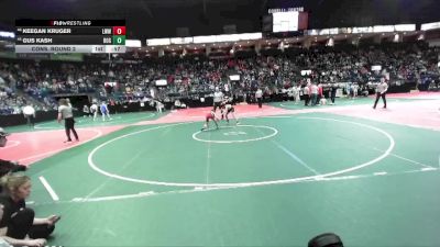 84 lbs Cons. Round 2 - Keegan Kruger, LWWA vs Gus Kash, ROGA