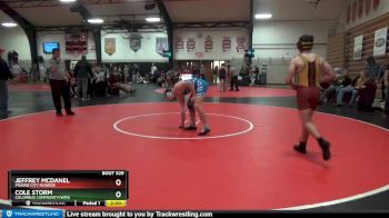 160 lbs Round 5 - Cole Storm, Columbus Community/WMU vs Jeffrey McDanel, Prairie City Monroe