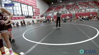 90 lbs Semifinal - Blake Storm, Blanchard Youth Wrestling Club vs Travis Tonubbee, Chandler Takedown Club