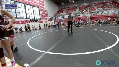 90 lbs Semifinal - Blake Storm, Blanchard Youth Wrestling Club vs Travis Tonubbee, Chandler Takedown Club