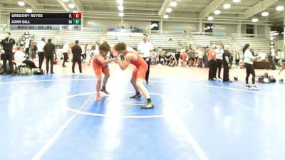220 lbs Consolation - Gregory Reyes, FL vs John Gill, GA