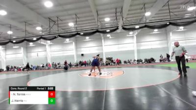 285 lbs Cons. Round 2 - Nico Torres, Manchester vs Jaylin Harris, Marian University (IN)