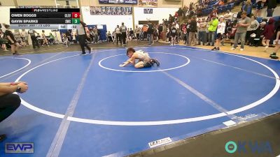 75 lbs 5th Place - Owen Boggs, Cleveland Take Down Club vs Gavin Sparks, Salina Wrestling Club