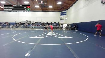 174 lbs Champ. Round 1 - Ryan Clink, Cal Poly San Luis Obispo vs Nikita Smatov, Unattached