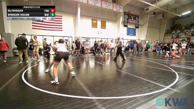 155 lbs Semifinal - Eli Boggan, Team Tulsa Wrestling Club vs Spencer Holum, Northeast Take Down Club