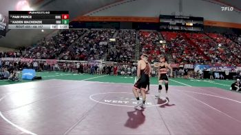 4A 157 lbs 1st Place Match - Kaden MacKenzie, Fruitland vs Fabi Pierce, Buhl