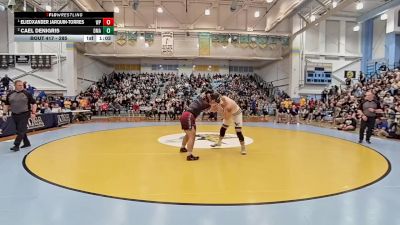 285 lbs 1st Place Match - Eliedxander Jarquin-Torres, William Penn H.S. vs Cael DeNigris, Delaware Military Academy