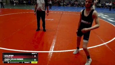 102 lbs Quarterfinals (8 Team) - Owen Urijah Bieber, Bemidji vs Levi Robb, St. Peter