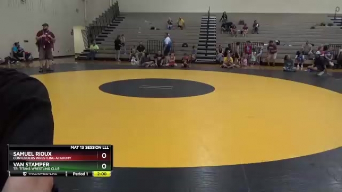 Sam Rioux 63 lbs Cons. Semi - Samuel Rioux, Contenders Wrestling Academy vs Van ...