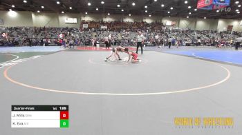 80 lbs Quarterfinal - Jackson Mills, Grindhouse vs Kellen Eva, Aniciete Training Club